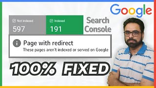 Page With REDIRECT Google Search Console FIXED  GSC Tutorial 20  Robin Mehta [upl. by Donnie]