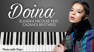 Eugenia Nicolae feat Cazanoi Brothers  DOINA  Selecția Națională Romania  PIANO  Eurovision 2022 [upl. by Pinelli396]