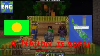 EarthMC  THE BIRTH OF OUR NATION [upl. by Onitnelav506]