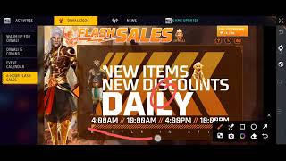 Flash Sales discount Event every 6 Hours flash sales  Free Fire New E [upl. by Ettennad]