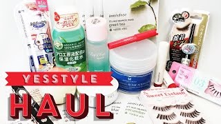 KOREAJAPANTAIWAN BEAUTY HAUL FROM YESSTYLE WITH CC ENGSUB [upl. by Angelo]