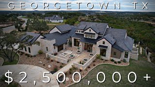 Inside 3500000 Luxury Custom Home near Austin Texas built by Grand Endeavor  Georgetown TX [upl. by Eniamahs]