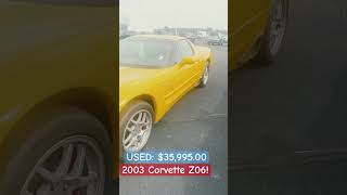 2003 Corvette Z06  Millenium Yellow [upl. by Lodi]