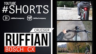 shorts  RUFFIAN Cruiser mit Bosch CX  Gates CarbonDrive  Caferacer ebike caferacer [upl. by Giacobo]