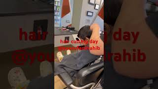 hair cutting day  hair cutting style yousufandrahib viral new video trending hairstyle hair [upl. by Anoynek]