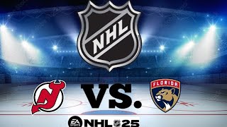 New Jersey DEVILS vs Florida PANTHERS NHL 2425 14 NOV 🏒 NHL 25 Gameplay nhl25 [upl. by Yelekalb968]