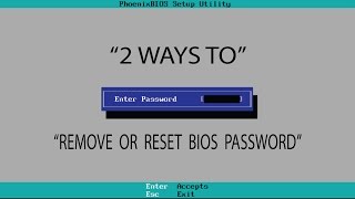 How to remove or reset bios password 100 working [upl. by Rengaw]