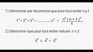 Notions de logique  R par récurrence exercices 1er BAC SM  SEXP [upl. by Drhacir645]