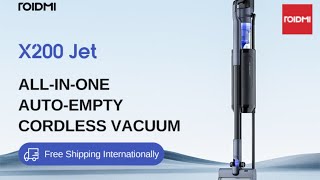 ROIDMI X200 The Ultimate AutoEmpty Cordless Vacuum with AllinOne Clean Station [upl. by Eninahpets699]