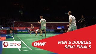 MD  GIDEONSUKAMULJO INA 1 vs CONRADPETERSENKOLDING DEN 6  BWF 2018 [upl. by Dominik]