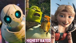 Highest Rated DreamWorks Movies [upl. by Ayikahs133]