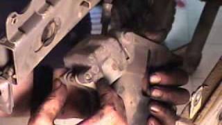 Technical Demo on BMW F650  Rear Brake Pads [upl. by Merlina]