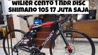 ROADBIKE WILIER CENTO 1 NDR DISC SHIMANO 105 REVIEW [upl. by Atsok]