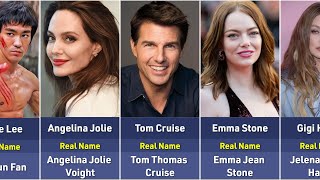 REAL NAMES of Famous Actors That Will BLOW Your Mind [upl. by Rudy]