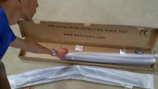 Unboxing 1619 WELLVisors Polycarbonated Honda Pilot EX EXL Elite Window Visors Full HD 2017 [upl. by Rodney]