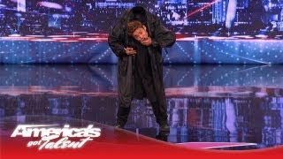 Kenichi Ebina Performs an Epic Matrix Style Martial Arts Dance  Americas Got Talent [upl. by Ateiluj]