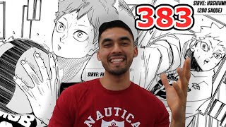 Reacción al capítulo 383 del MANGA de HAIKYUU  Superestrella [upl. by Akina548]