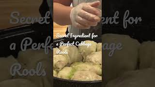 Secret Ingredient for a Perfect Cabbage Rolls [upl. by Nojel]