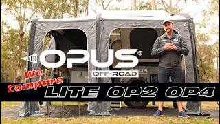 We compare the three Air OPUS camper trailer models OP Lite OP2 and OP4 side by side [upl. by Cherice717]