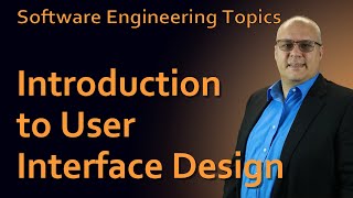 Software Engineering  52 Introduction to User Interface Design [upl. by Kravits]