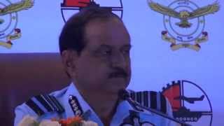 Indian Air Force Chief ACM NAK Browne press briefing at Aero India 201 full and unedited [upl. by Odnomor]