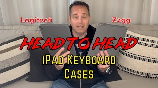 HEAD to HEAD Logitech Combo Touch vs Zagg Pro Keys  iPad Air keyboard cases compared  Review [upl. by Toiboid48]