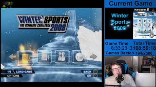 Beating Every Ps2 Game  195  Winter Sports 2008 [upl. by Neall]