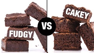 Whats The Main Difference Between Cakey  Fudgy Brownies [upl. by Ayotas]