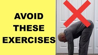 Lower Back Slipped Disc Exercises You MUST AVOID with Herniated Discs amp Sciatica [upl. by Boyden]