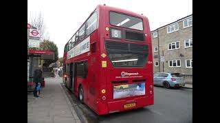 Enviro 400 Hybrid Euro 6 Stagecoach London 12334 SN64OGG Journey on a Route 8 Curtail for Old Ford [upl. by Leah139]