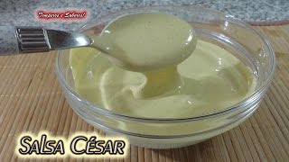 SALSA CÉSAR receta original y fácil de Temperos e sabores [upl. by Namor70]