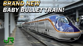 The NEWEST Bullet Train in Japan  the E8 Series quotTsubasaquot MiniShinkansen [upl. by Oliy]