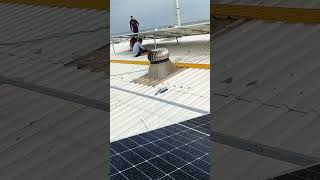 solar panel installation and wiring solar solarpanels solarpanelsystem [upl. by Victorine]