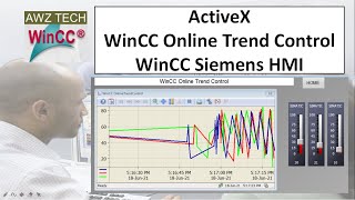 WinCC Online Trend Control WinCC Siemens HMI [upl. by Larrie]