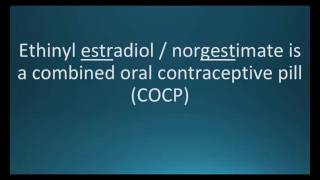 How to pronounce ethinyl estradiol  norgestimage TriSprintec Memorizing Pharmacology Flashcard [upl. by Yenittirb]