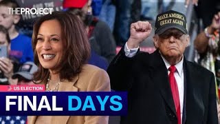 Harris And Trump’s Final Days Before US Election [upl. by Eelyah]