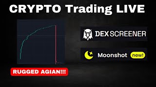 Live Crypto Trading Moonshot Tokens on Dex Screener [upl. by Maribel]