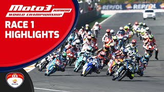 Highlights  Race 1  Valencia 2018  Moto3 Junior World Championship  FIM CEV Repsol [upl. by Enileda349]