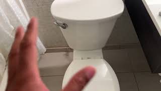 American Standard Toilet  How To Remove and Replace Toilet Seat￼ [upl. by Notsecnirp]