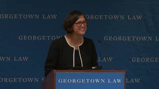 Mary Sarah Bilder delivers Georgetown Law’s 2019 Thomas F Ryan Lecture [upl. by Kolnick]