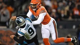 Montez Sweat created pressure All Game vs Carolina nfl chicagobears [upl. by James]