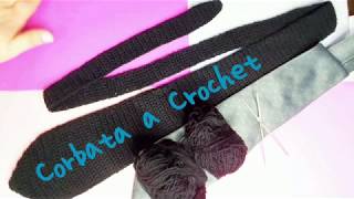 Diy👔Como tejer Corbata a Crochet👔Tutorial Crochet [upl. by Arza]