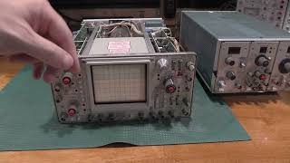 Tektronix 465B Restoration Part 1 Power Supply and Tube [upl. by Edithe843]