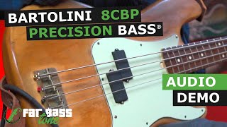 Bartolini 8CBP Precision Bass Pickup Demo [upl. by Noit]