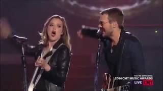 Eric Church  Thats Damn Rock n Roll ft Lzzy Hale CMA 2014 FIxed Audio [upl. by Aliber]