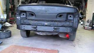 93 Geo Prizm Race Car Custom no exhaust sound clip [upl. by Negris]