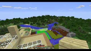 IC2 survival Ep10FortunatelyUnfortunatelywatermill works and planning for farm [upl. by Novyar]