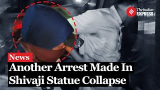 Shivaji Statue Collapse Sculptor of Collapsed Shivaji Statue Arrested in Kalyan [upl. by Donald]