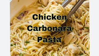 Chicken Carbonara Recipe Own Recipe [upl. by Oijres]