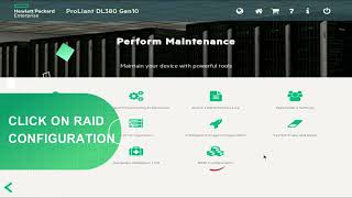 HPE ProLiant DL360 Gen10  RAID Overview  RAID Configuration [upl. by Langston]